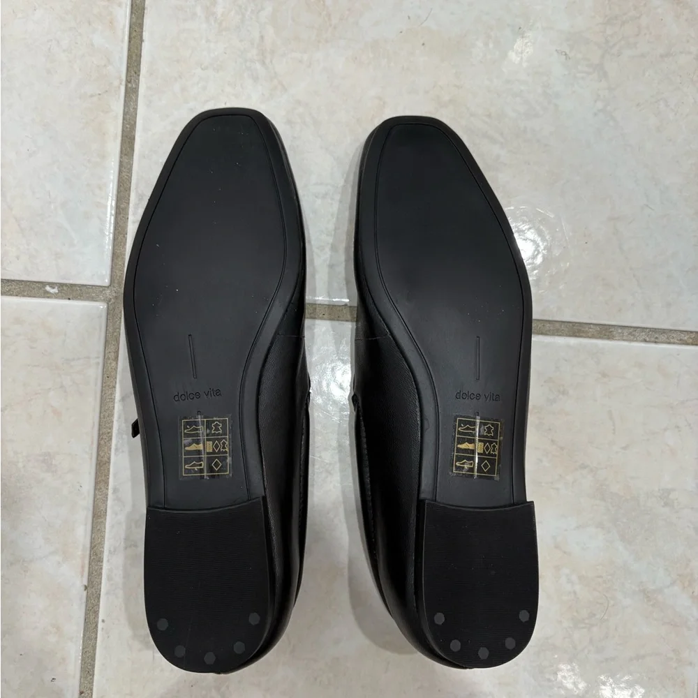 Dolce Vita Aileen black leather Mary Jane flats - Picture 6 of 9